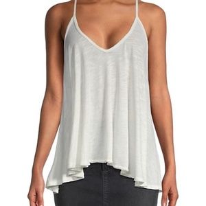 NEW Free People | White Flowy Tank size M